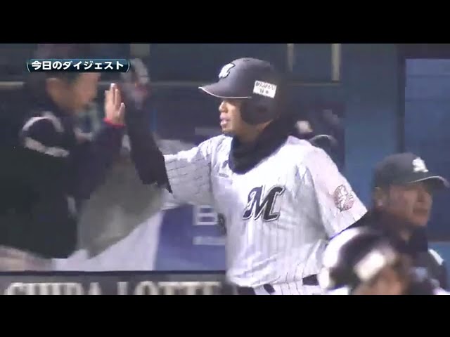 成瀬の粘投が打線の援護を呼び、逆転勝利を飾る 2014/4/11 マリーンズ対イーグルス