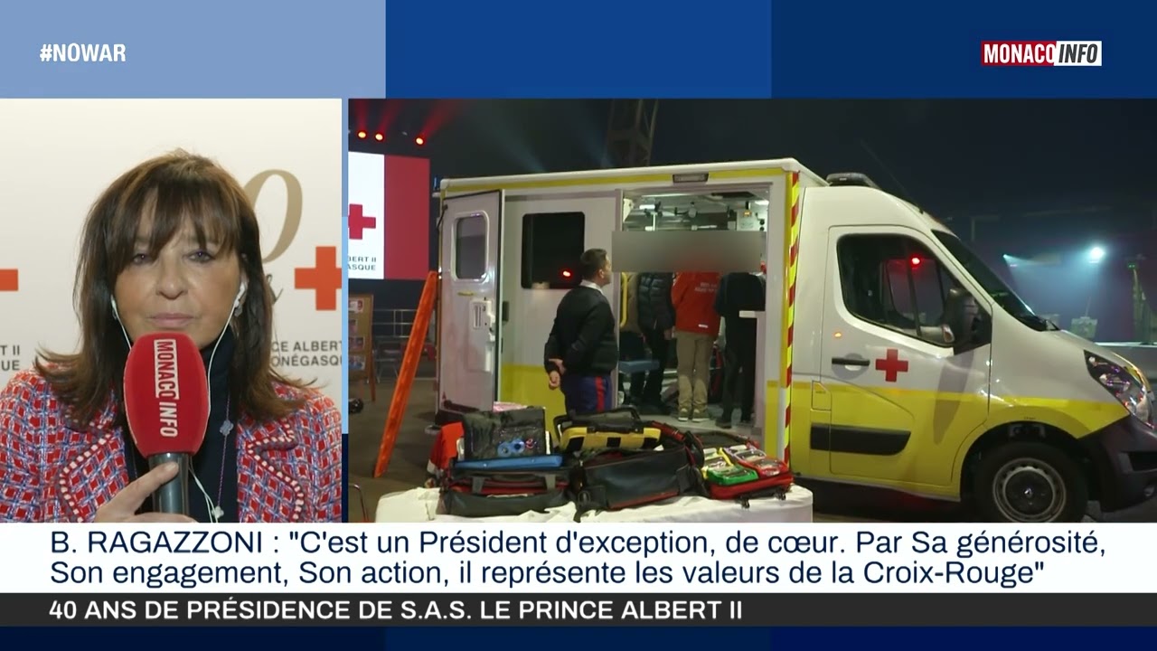 Croix-Rouge Monégasque : 40 ans de présidence de S.A.S. le Prince Albert II
