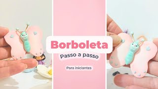 Como fazer BORBOLETA DE BISCUIT fácil para iniciantes! 🦋✨