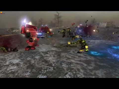 Imperial Dreadnoughts vs Orc horde - Men of War: Assault Squad 2
