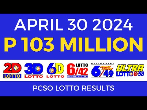 Lotto Result Today 9pm April 30 2024 Complete Details