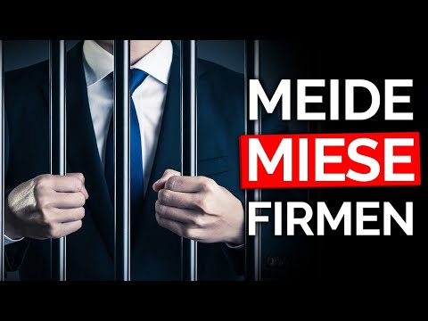 DARAN erkennst du miese Firmen (Jobwechsel-Falle)