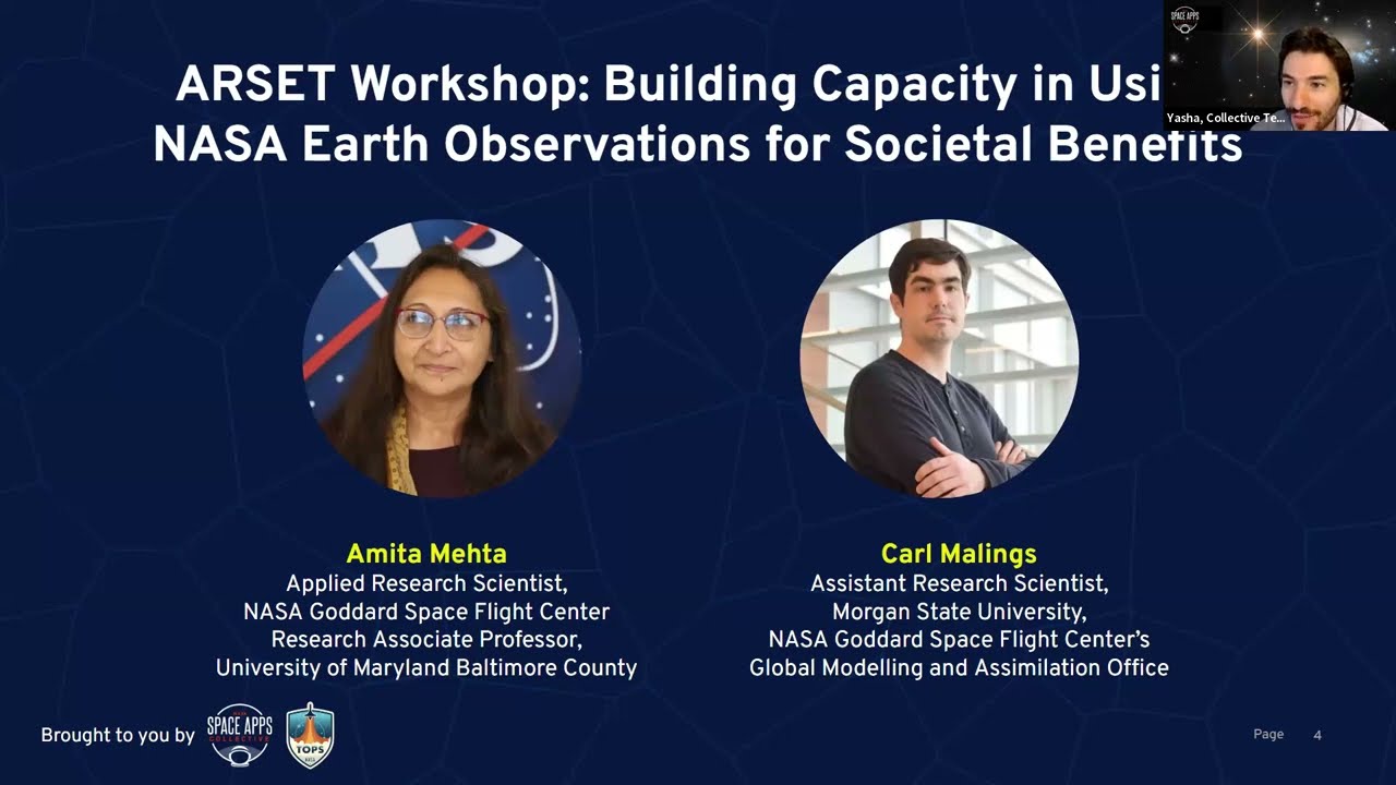 Applied Remote Sensing Training Program (ARSET) Workshop | Collective Genius Summit