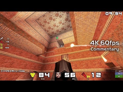 Milton vs Valla (Nitram) -Commentary- Ownage 3 WB SemiFinal - QuakeWorld Duel 4k60fps