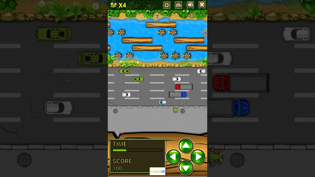 Traffic Crossing Frogs - Jumper Frog gameplay
