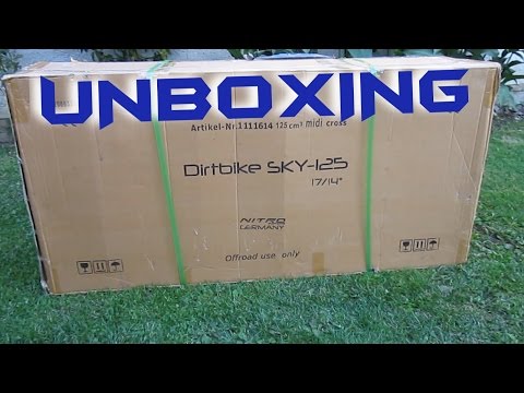 Dirt Bike SKY 17"/14" 125ccm (Nitro Motors Germany) | Unboxing & Assembly