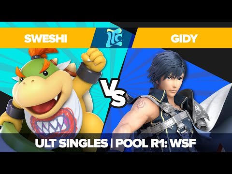 Sweshi vs Gidy - Ultimate Singles R1 Pools: WSF - Low Tide City | Bowser Jr. vs Chrom