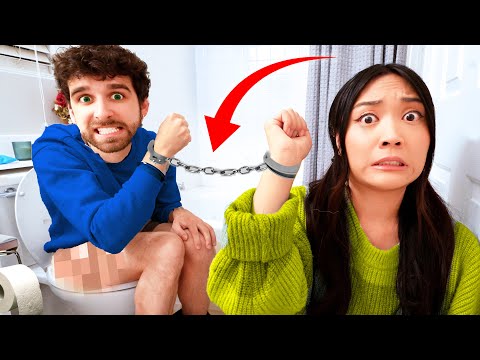 HANDCUFFED to My GIRLFRIEND for 24 HOURS CHALLENGE