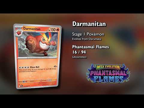 PFL 016 Darmanitan Pokémon   Phantasmal Flames   Uta   Cozy Cardboard Chronicle