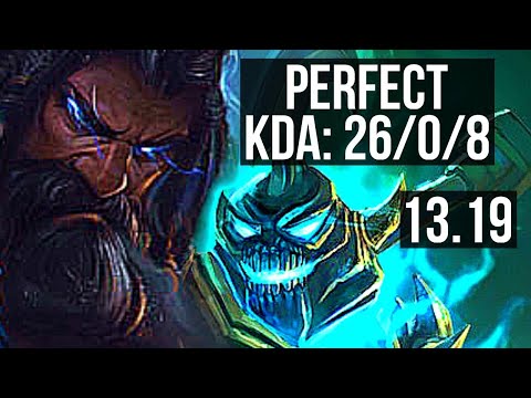 UDYR vs HECARIM (JNG) | 26/0/8, Legendary, 72% winrate, 7 solo kills | EUW Master | 13.19
