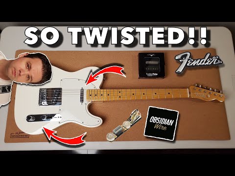 Installing Fender Custom Shop Twisted Telecaster Pickups with a Solderless 4-way Obsidianwire Kit