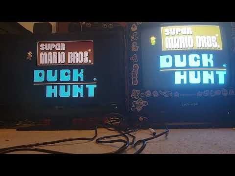 CRT Vs LCD Comparison (NES)