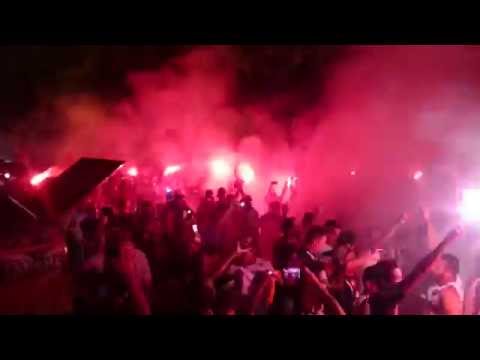 "Rua de Fogo / Inferno Alvinegro - Atlético Mineiro vs Independente Del Valle - 24/02/2016" Barra: Movimento 105 Minutos &bull; Club: Atlético Mineiro
