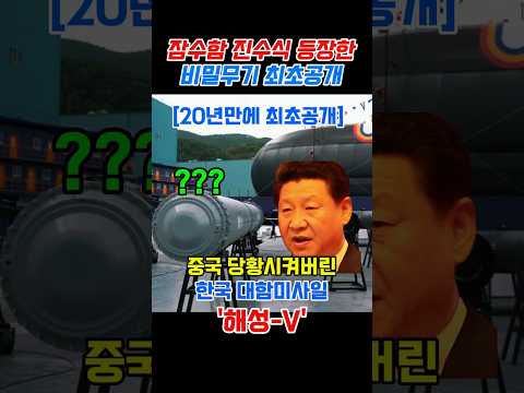 20년만에 공개된 '해성-5' 대잠미사일