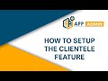 How to Setup the Clientele Feature