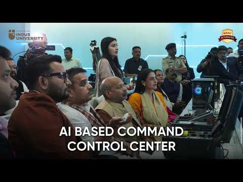 1st time in India | AI-Based Command Control Centre | Indus University