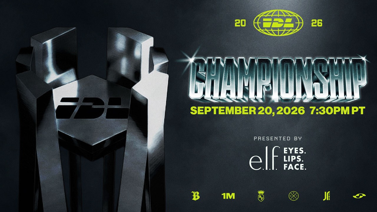 🔴 LIVESTREAM : IDL 2026 Championship | September 20, 2026 | Presented by e.l.f.