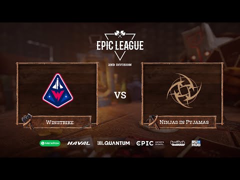 Winstrike vs Ninjas in Pyjamas, EPIC League Season 2, bo3, game 1 [Adekvat & Mortalles]