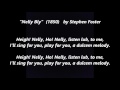 NELLY BLY Nellie Bly STEPHEN FOSTER words lyrics ten days mad house bathroom boys sing along song