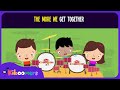The More We Get Together Lyric Video The Kiboomers Preschool Songs Nursery Rhymes
