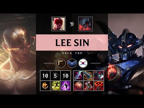 Lee Sin Top vs Aatrox - KR Diamond Patch 25.10