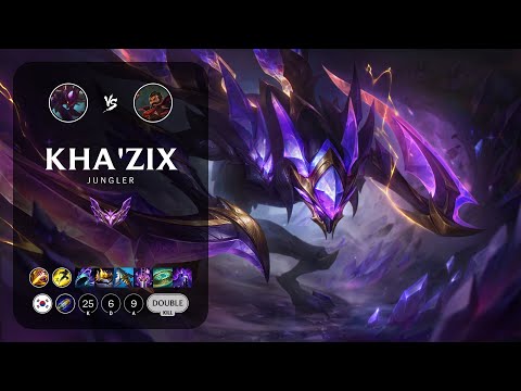 Kha'Zix Jungle vs Graves - KR Master Patch 14.8