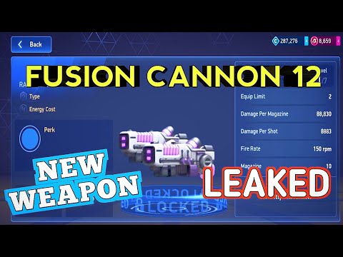 New Weapon Fusion Cannon 12 | Mech Arena New Fusion Cannon 12 - Mech Arena