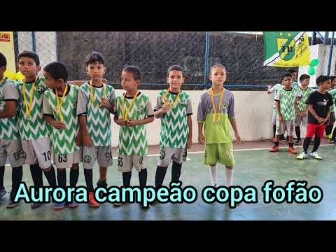 campeão com o Aurora sub 7
