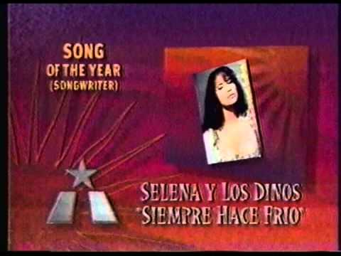 Selena - Song of the Year (1997 Tejano Music Awards)