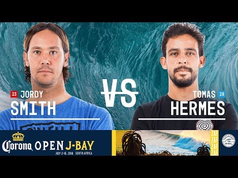 Jordy Smith vs. Tomas Hermes - Round Three, Heat 3 - Corona Open J-Bay - Men's 2018