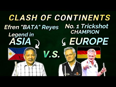 Efren Reyes met Europe's No. 1 Trick shot Legend and this happened...