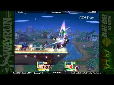 Apex 2012 - Brawl Exhibition: Vinnie vs. mikeHAZE $10 MM