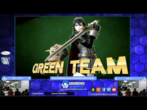 Smash Wii U weekly #11 Underworld Gamez - Doubles - K3H + D vs Nelvin + Light