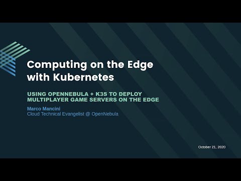 Computing on the Edge with Kubernetes -  Deploying Game Servers on K3s