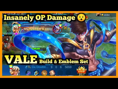 Back in Meta, Vale Best Build 2020, Vale Mobile legends, Top Global Vale Gameplay Season 18 MLBB