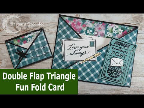 Double Flap Triangle Fun Fold Card