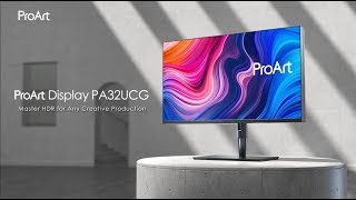 Video 0 of Product ASUS ProArt PA32UCG (PA32UCG-K) 32" Mini-LED Monitor
