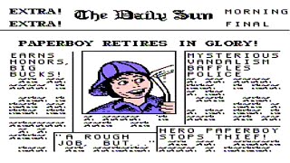 Paperboy NES Complete Game Longplay Gameplay Only