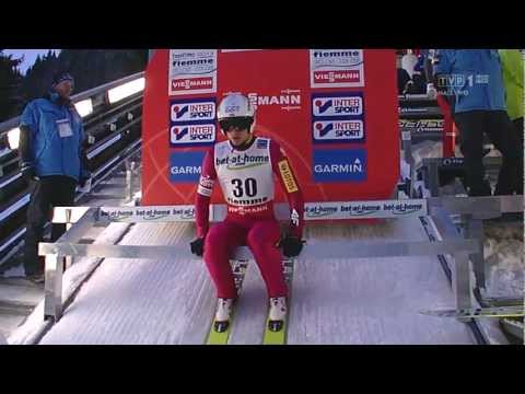 Piotr Żyła 95,5 m - I seria - MŚ Predazzo Trampolino Dal Ben 2013 - K95 - 23.02.2013