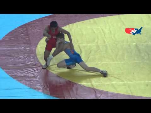 Cadet World FS - Mkheidze (GEO) tech. fall Lee (USA), 50 kg repechage