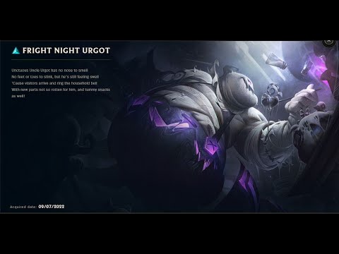 FRIGHT NIGHT URGOT SKIN SPOTLIGHT-08-09-2024