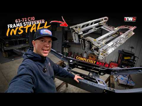 BOLT-IN FRAME STIFFENER: Tinworks 63-72 C10 Frame Stiffener is a Simple Install