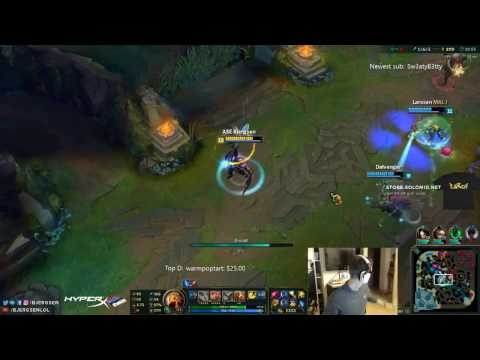 LoL Bjergsen Stream Moments | Ganked By Mom (League Of Legends 2017)