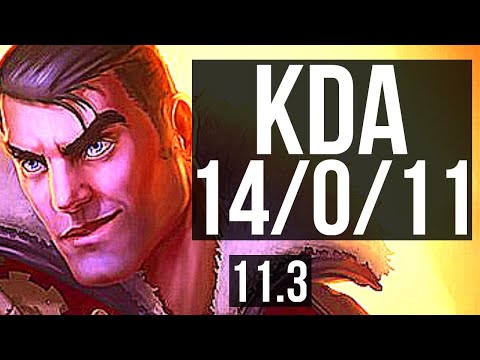 JAYCE vs LULU (TOP) | 14/0/11, Legendary, 500+ games | KR Diamond | v11.3