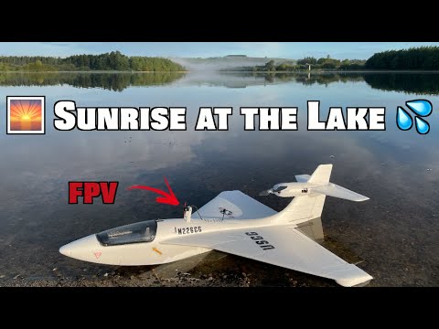 💦 Polaris Sea Plane FPV Wing - Sunrise on the Lake... or is it a big Mirror?! 😅