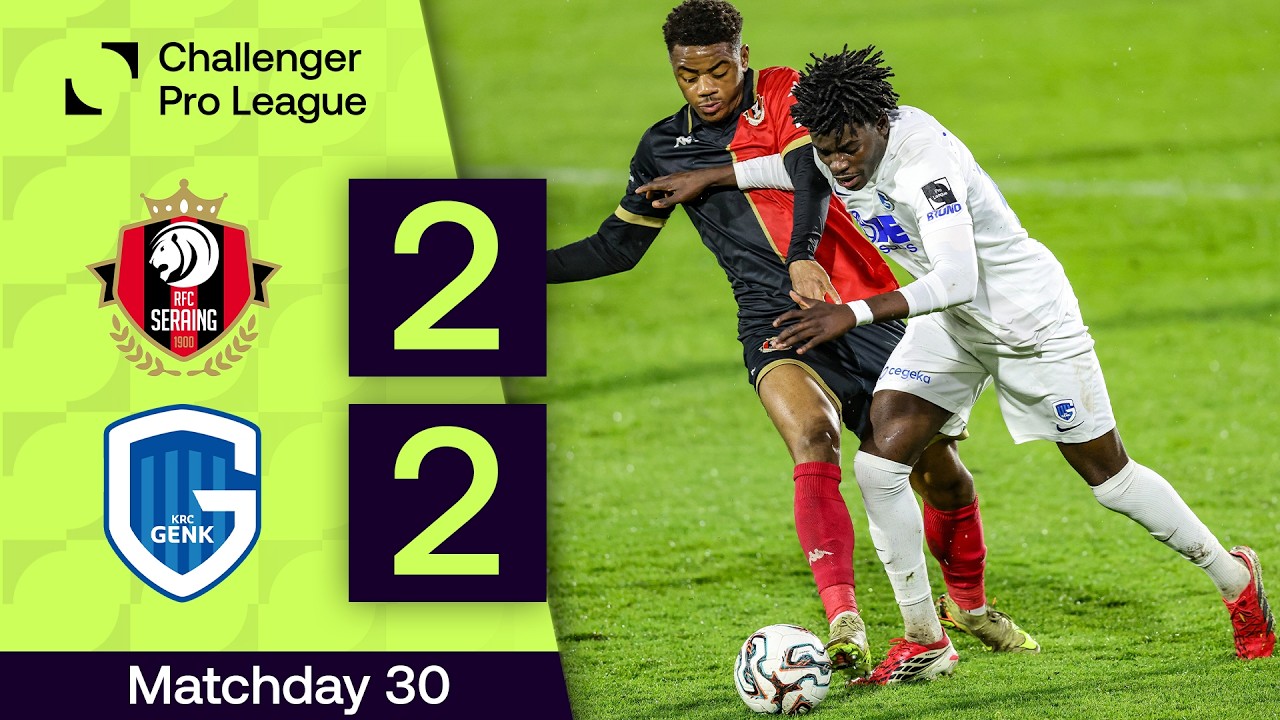 R Seraing vs Jong KRC Genk U23 Highlights