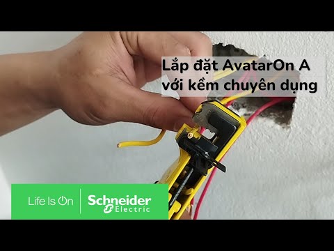 Hướng dẫn lắp đặt AvtarOn A với kềm chuốt dây | Schneider Electric