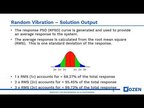 Simulating shock and vibrations in Ansys - Random Vibrations