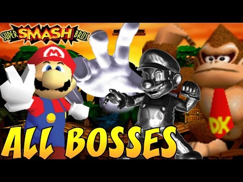 Super Smash Bros. 64 - All Bosses (No Damage)