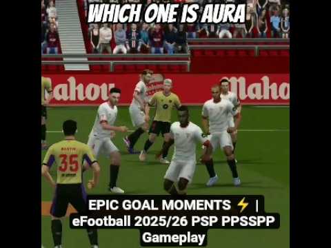 EPIC GOAL MOMENTS ⚡ | eFootball 2025/26 PSP PPSSPP Gameplay|HD Graphics|Realistic Football Action 🎯”